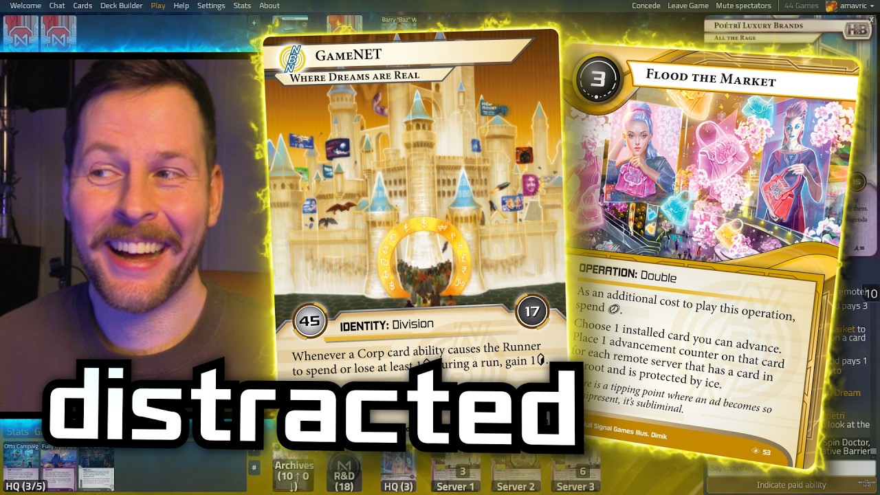 Distracted - Netrunner // LIVE