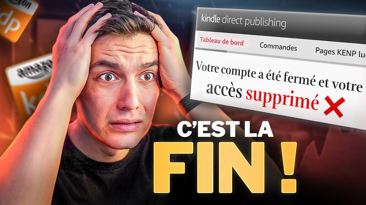 Mon Compte AMAZON KDP a été FERMÉ