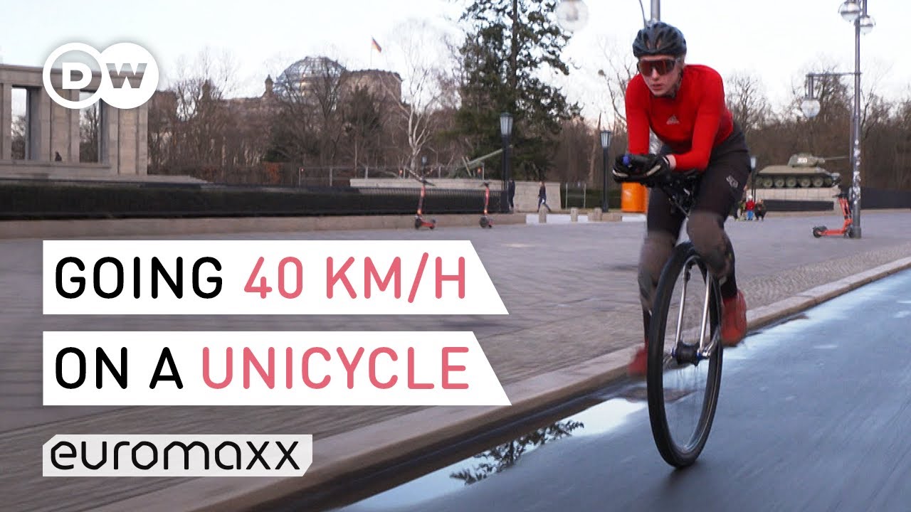 One Of The Fastest Persons On A Unicycle - World Record Holder Jana Tenambergen