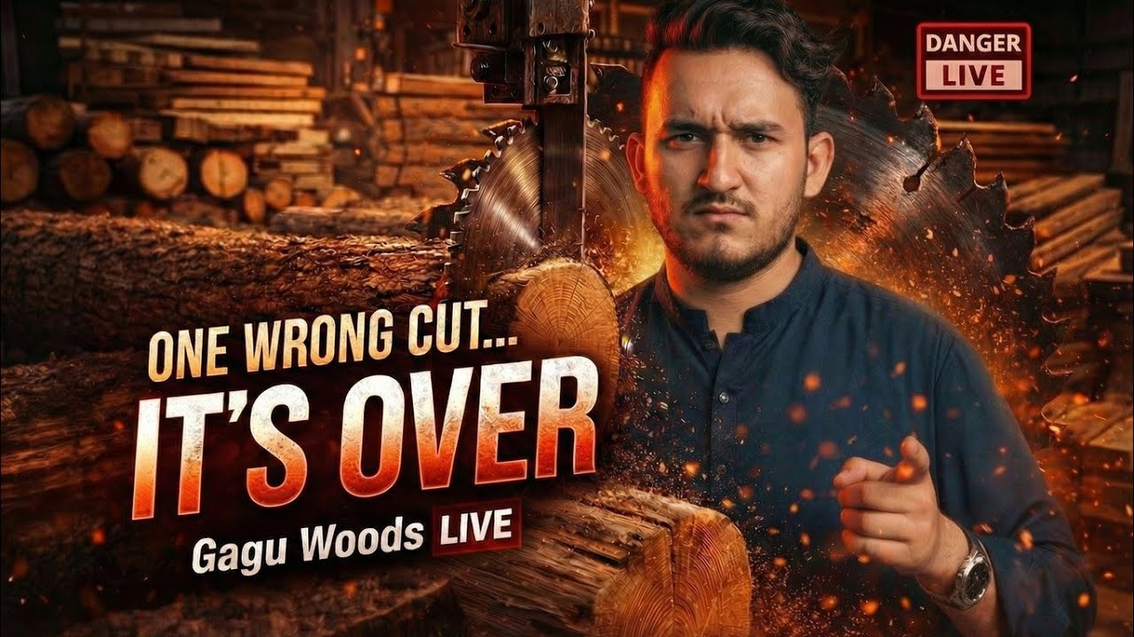 ⚠️ One Mistake Could Cost Everything... (Extreme Live Wood Cutting) 11: Feb