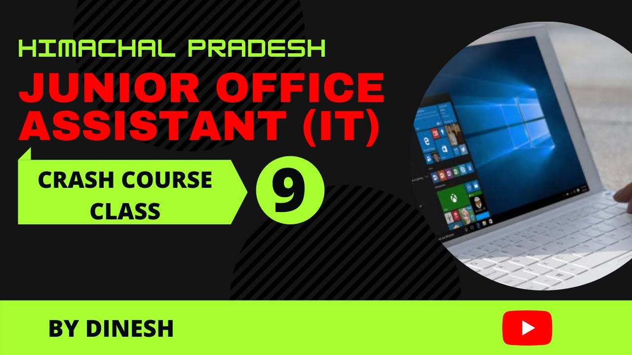HP JOA IT Class - 9 || 30 Most Important Questions Of Computer Section || JOA IT Exam Preparation ||