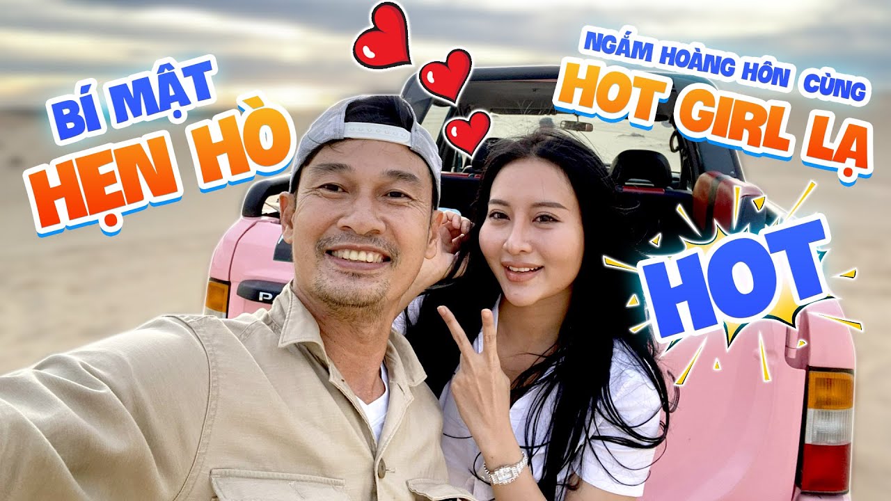 Tiết Cương cùng hot girl Pong Kichen đón hoàng hôn tại khu du lịch U and Me Bàu Trắng Phan Thiết