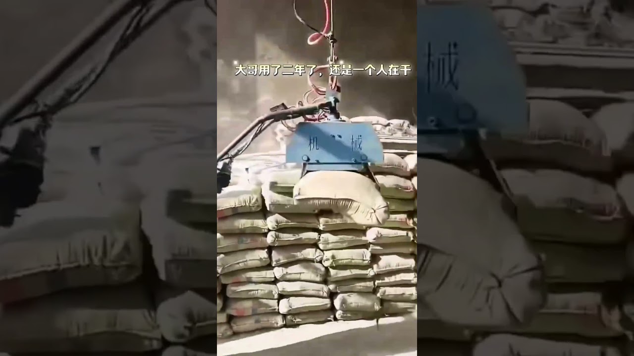 Loading and unloading cement is no longer hard work. #Cementloadingandunloading #machine #cement