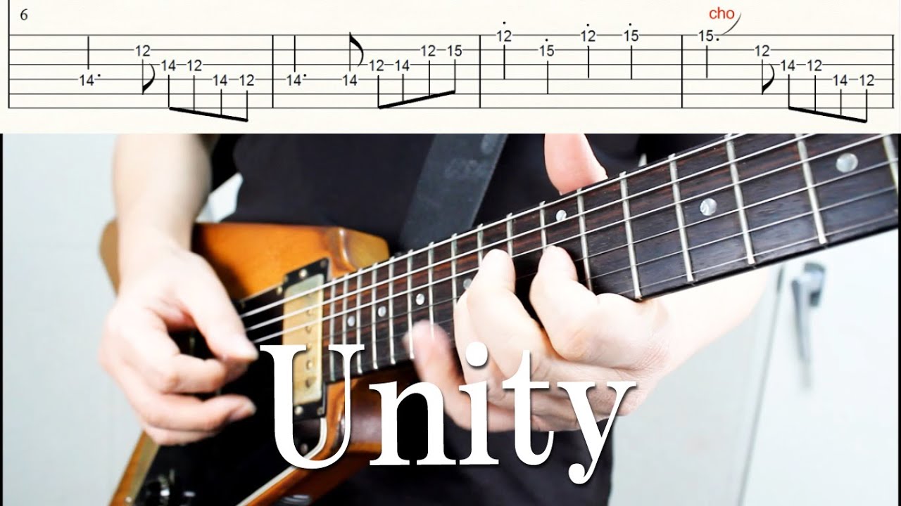 unity / The Fat Rat　ギター　タブ譜　tab譜　Guitar 弾いてみた　大隈秀徳　くまT　Hide Okuma　レインボーミュージック