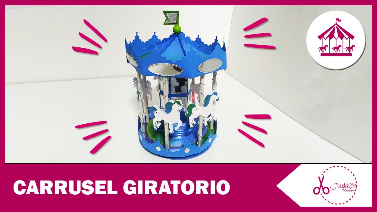 CARRUSEL GIRATORIO SCRAP 😍 | TUTORIAL | JUGASA