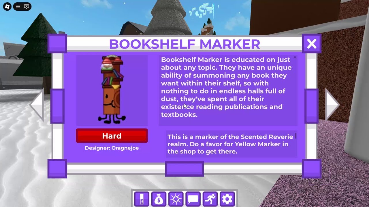 How to get BOOKSHELF MARKER in FIND THE MARKERS ROBLOX NEW UPDATE !