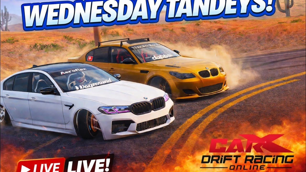 🔴 LIVE | CarX Drift Racing Online Wednesday Tandeys!🔥