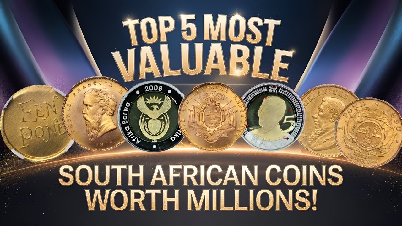 Top 5 Most Valuable South African Coins Worth Millions! | Rare Coins You Might Own