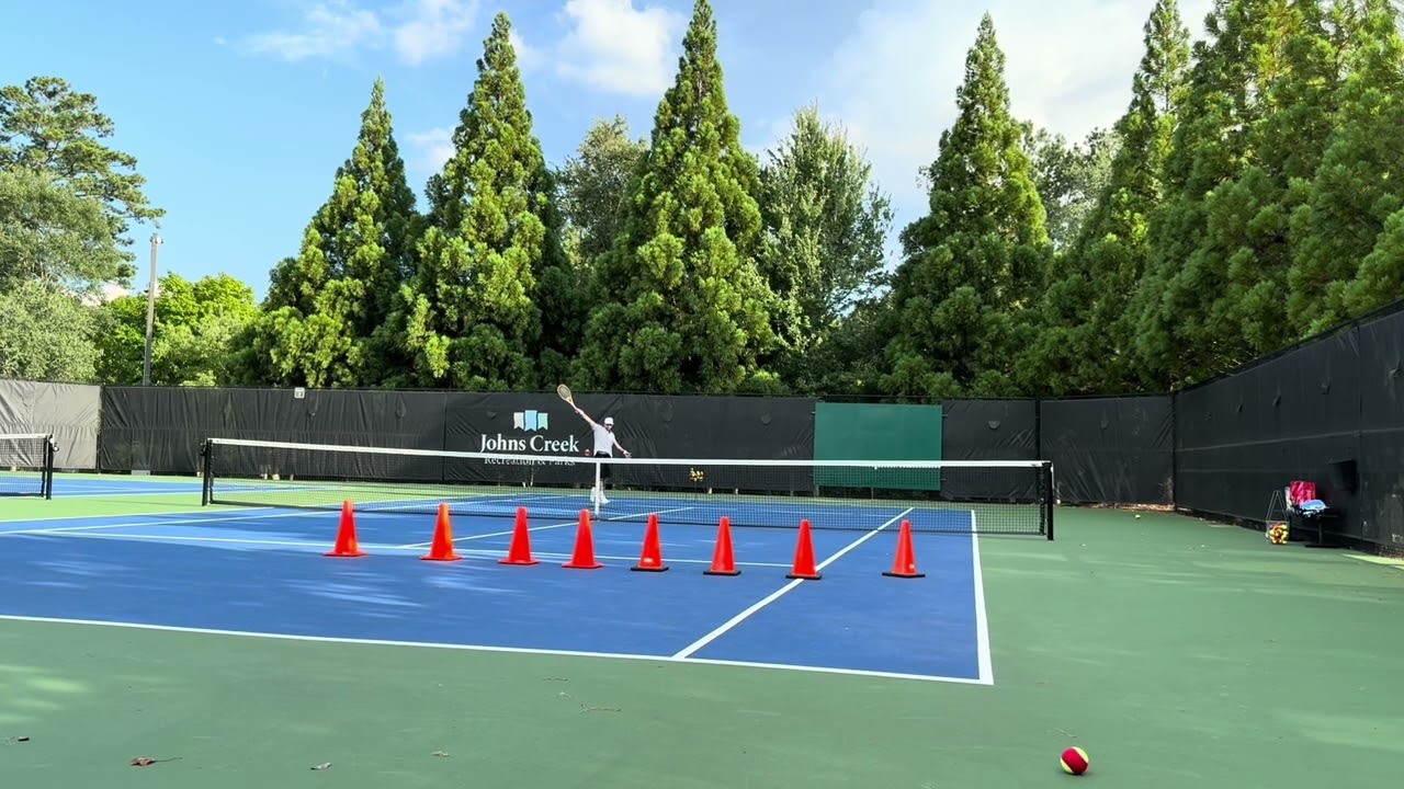 PreBeginner, DS0, Backhand Flat, Vertical Racquet, @Waist, D2,SL,CC, Slow Motion 1 (SM1)