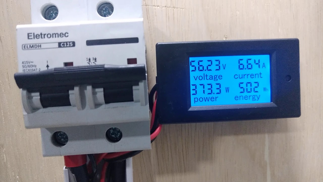 💯🌞Instalação de 2 Wattímetro amperímetro AC e DC no sistema Of grid  De 5000 W 48V.⚡