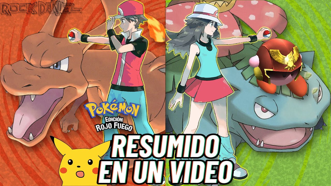 Pokemon Rojo Fuego y Verde Hoja resumido en 1 video