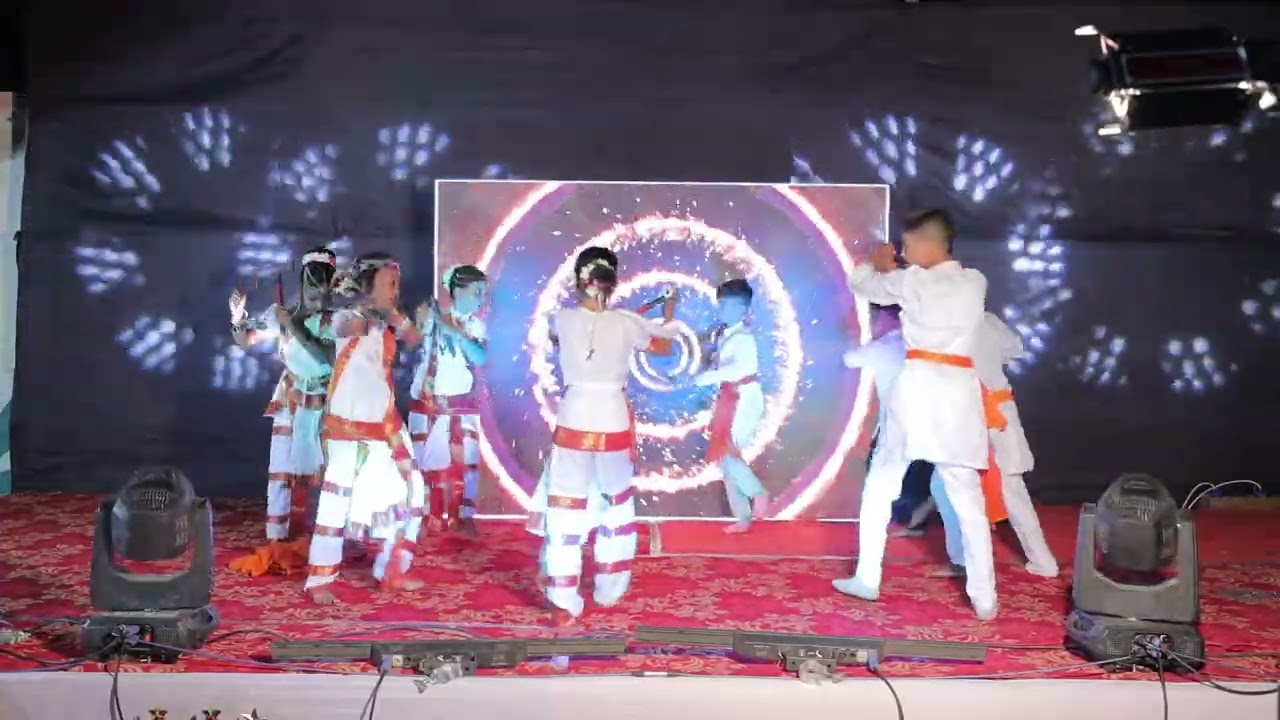 Diamond English School, Annual day, lezim song