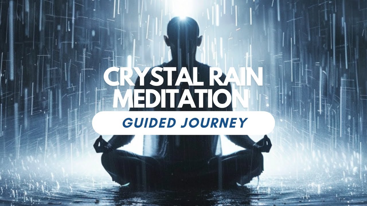 Crystal Rain Meditation for Self-Healing | Guided Meditation with Theta Waves