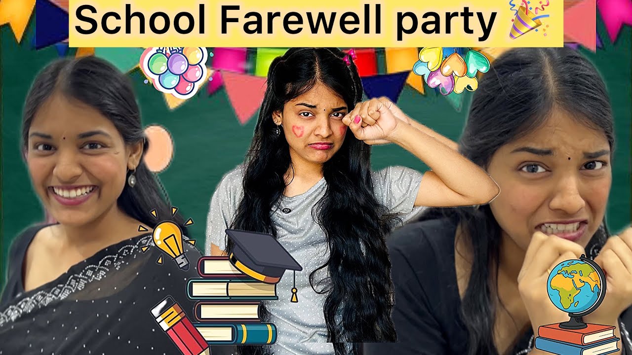 SCHOOL FAREWELL PARTY 🎉 👩‍🏫😆#school #10thclass #schoollife #farewell #student 