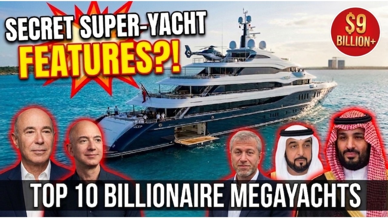 $4.8 BILLION Yacht?! 10 Most Expensive Yachts Billionaires Own