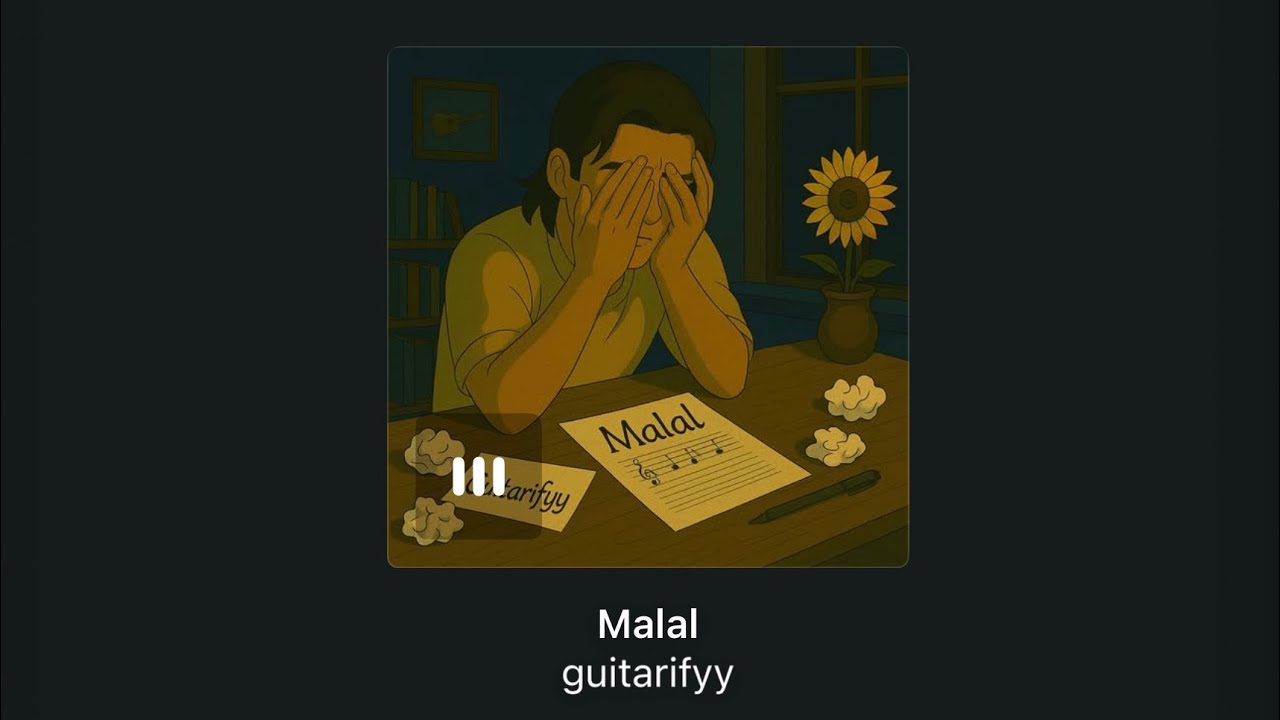 Malal - Official visualiser || Guitarifyy || Anni Bash