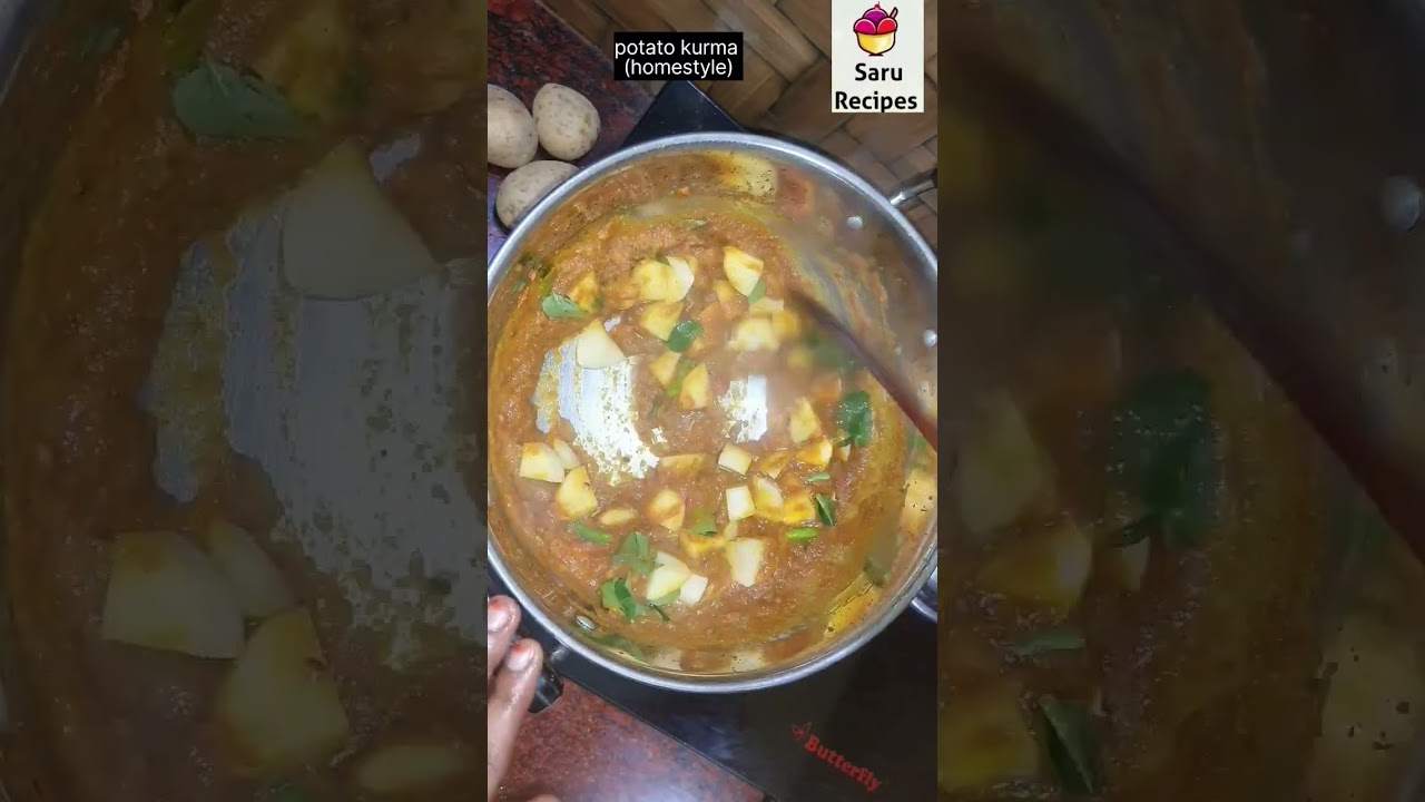 potato kurma shorts #aloogravy #urulakizhangukurma shorts #chapati,roti,sidedish #kurmarecipe shorts