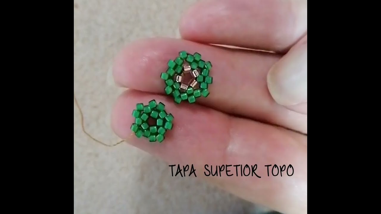 Topo en técnica peyote con miyuki