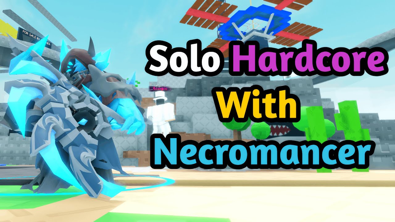 Solo Hardcore With Necromancer | mediocre run | Roblox TDS