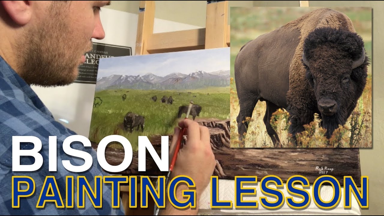 How to Paint Bison ( aka Buffalo )