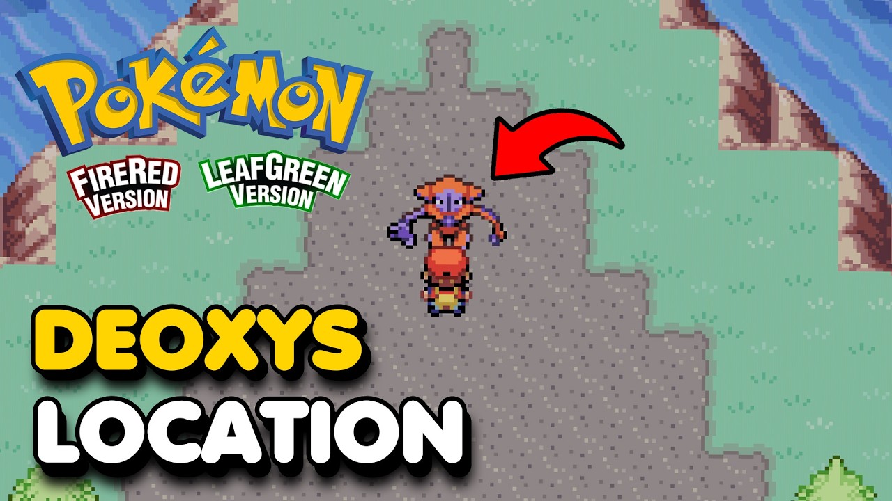 How To Get DEOXYS In Pokemon Fire Red & Leaf Green