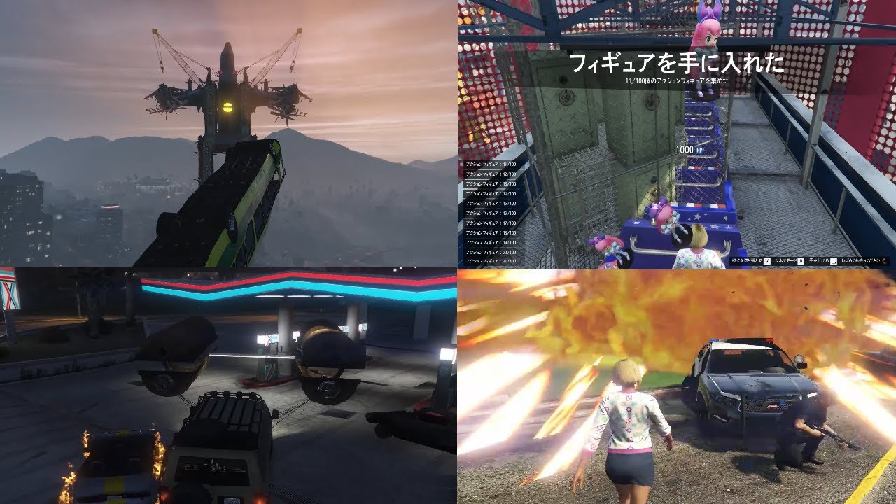 【GTA5】PC版のチーターがロボに爆破にフィギュアにと自由すぎる　第二弾