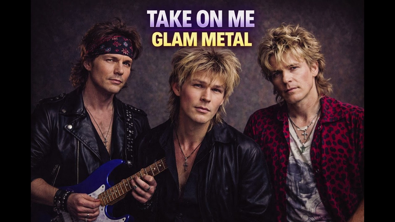 Take On Me – POWER GLAM METAL Version | 80s Glam Metal Style