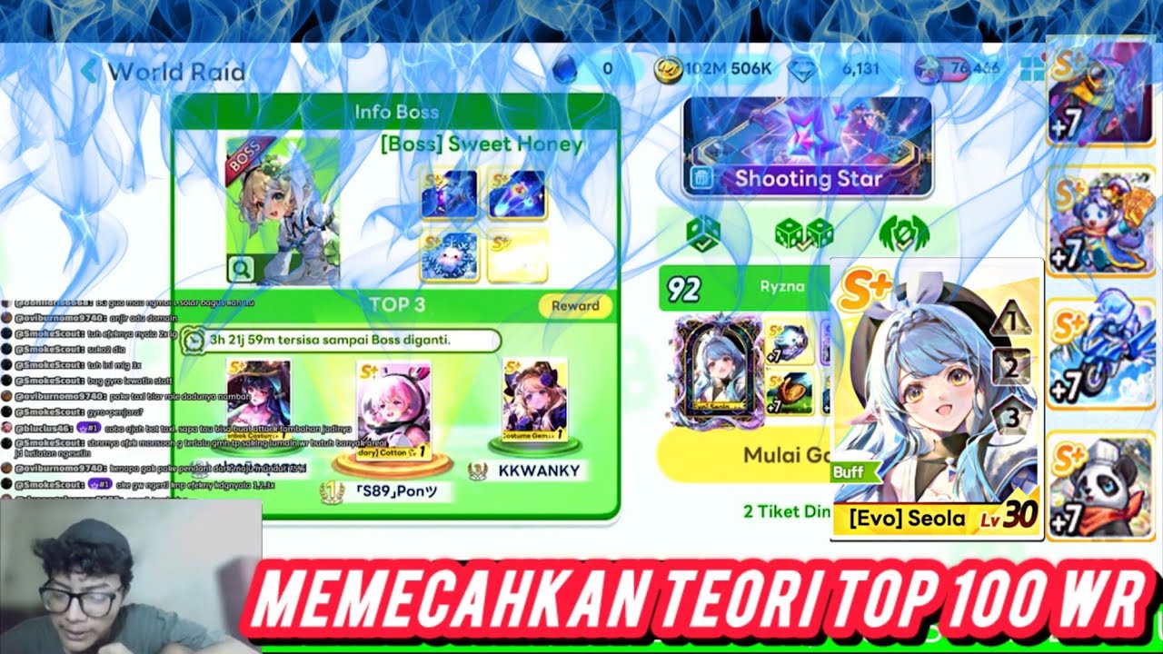 BISA TEMBUS TOP 100 WORLD RAID GA NIH ??? - LET'S GETRICH