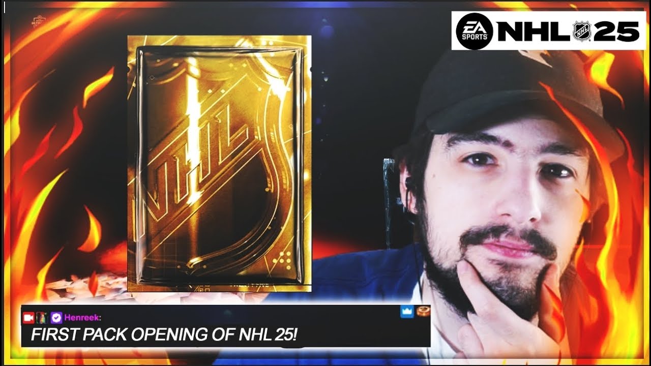 MY FIRST PACK OPENING OF NHL 25 HUT! STARTING HUT