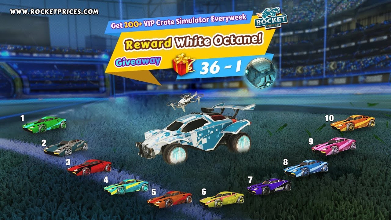 🔥Win 10 Painted Breakout Designs (Mainliner, Emerald) | Rocket League Weekly Giveaway 36-1