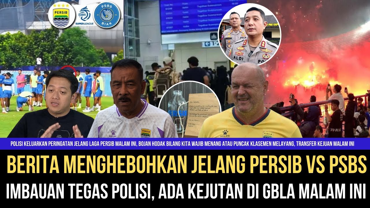 🔵PAGI-PAGI HEBOH‼️Bobotoh Dapat Imbauan Jelang Persib vs PSBS, Ada Kejutan Malam Ini dari Persib