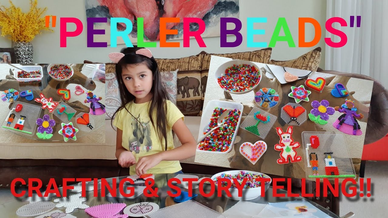 PERLER BEADS CRAFTING and Story Telling | Sophie's World🌸 #Sophiesworld🌸 #Sophiebourbeau🇨🇦🇵🇭