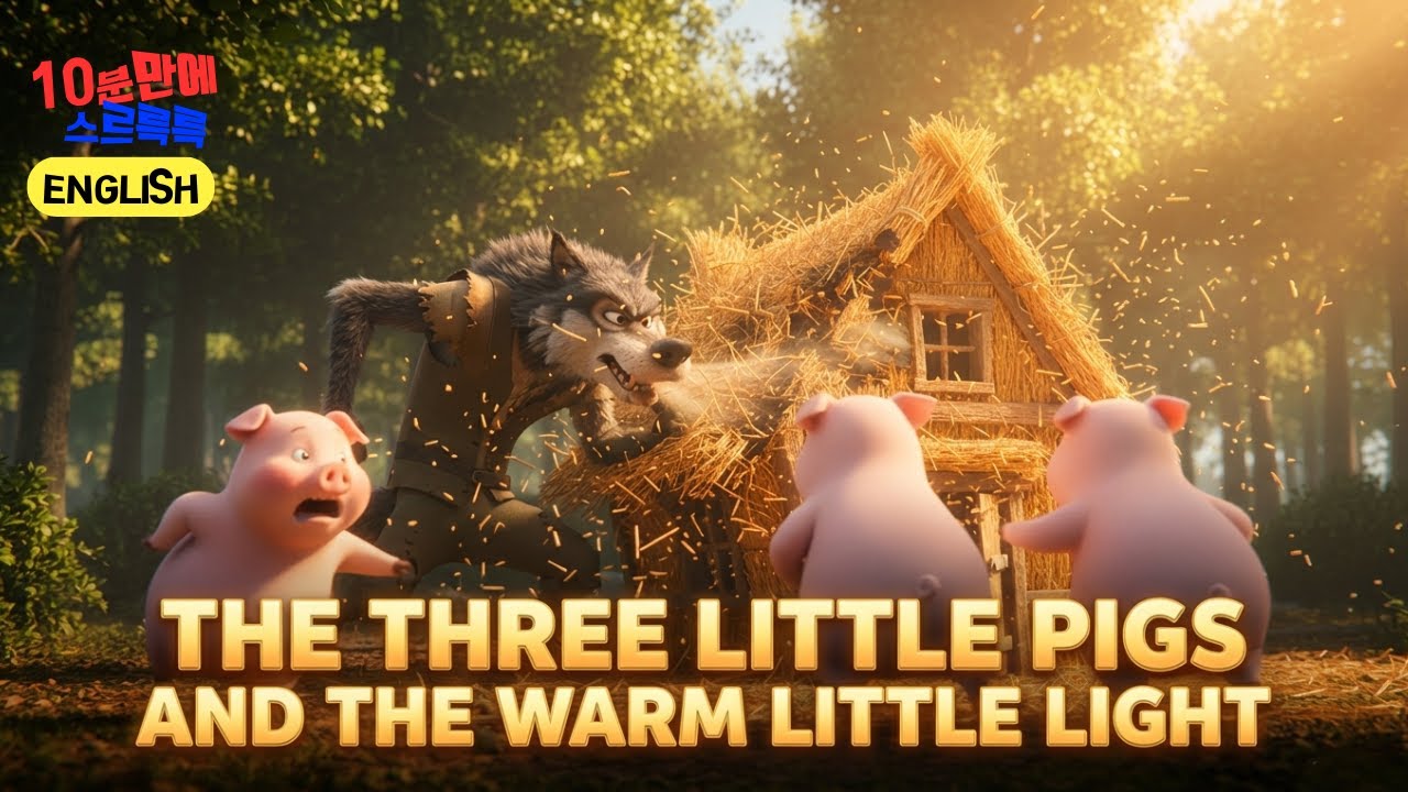 6~7세 추천! 아기돼지 삼형제 영어동화 | The Three Little Pigs 🐷 | Bedtime Story in English for Kids (Sleep Fast!)