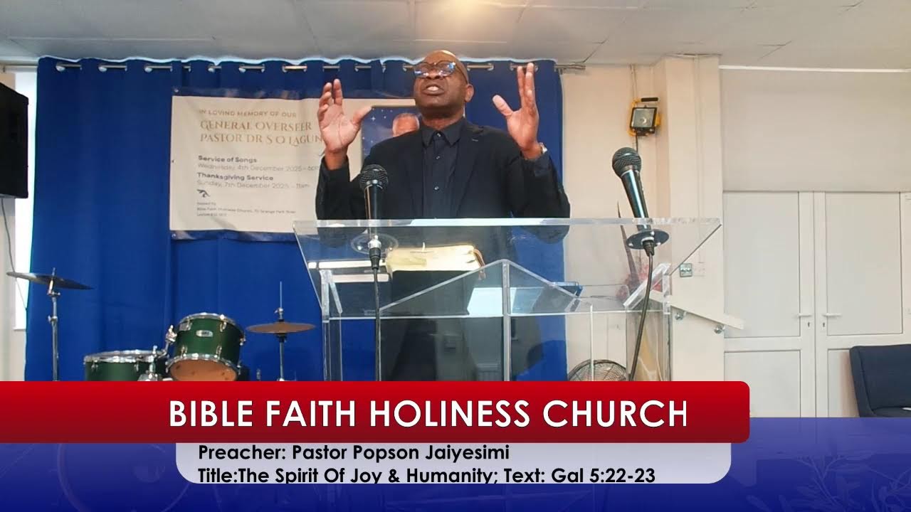 Sunday Service with Bible Faith Holiness Church