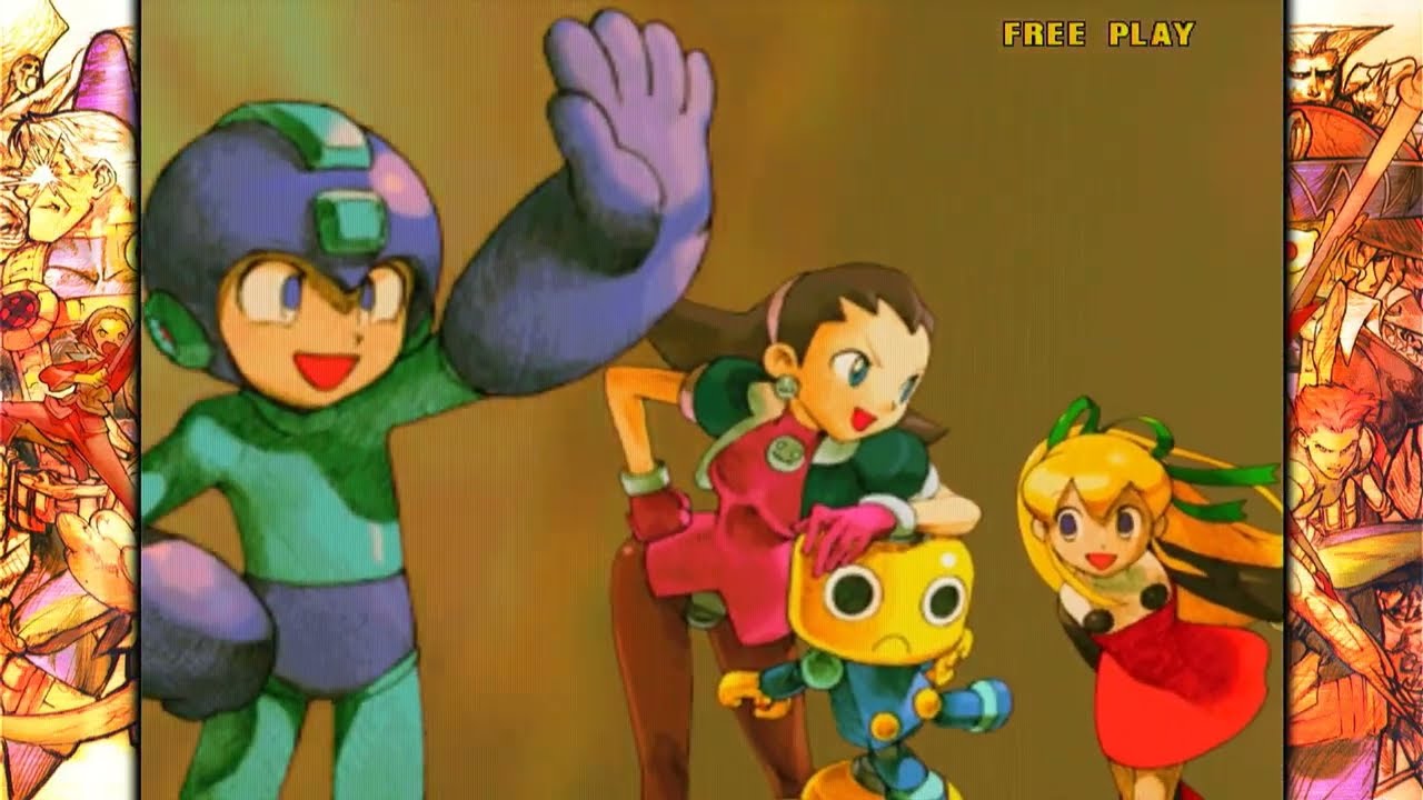 MARVEL VS. CAPCOM 2 NEW AGE OF HEROES - MEGAMAN - ROLL - TRON ARCADE FIGHTING COLLECTION A. CLASSICS