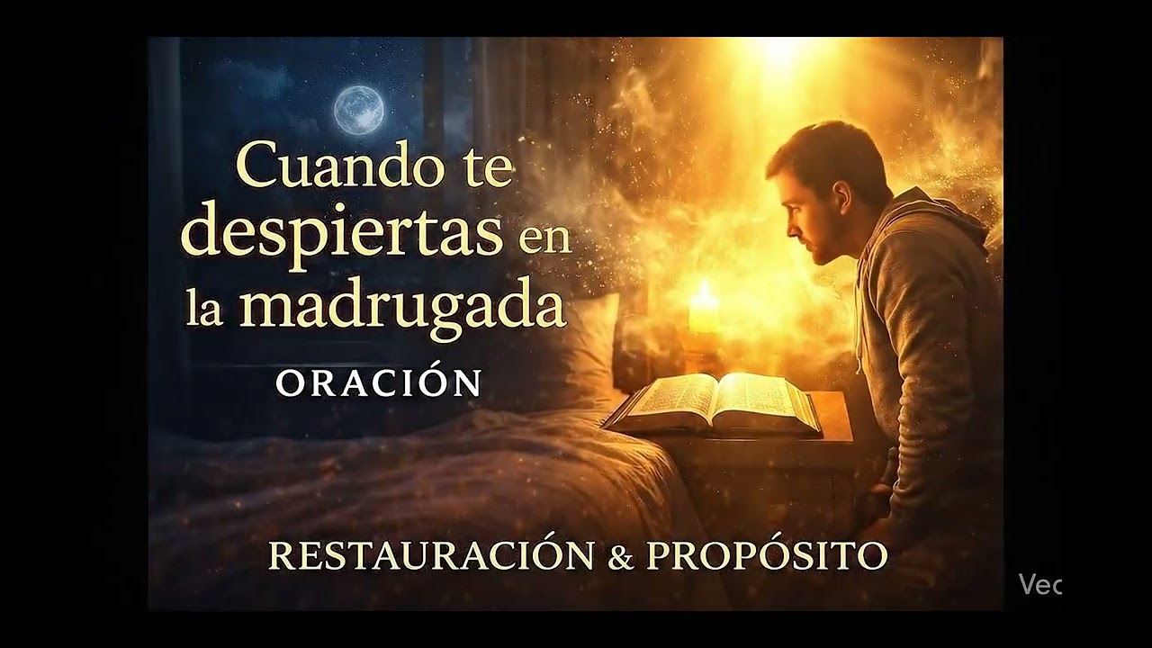 Si Te Despiertas en la Madrugada, Dios Quiere Hablarte | Oración de Paz