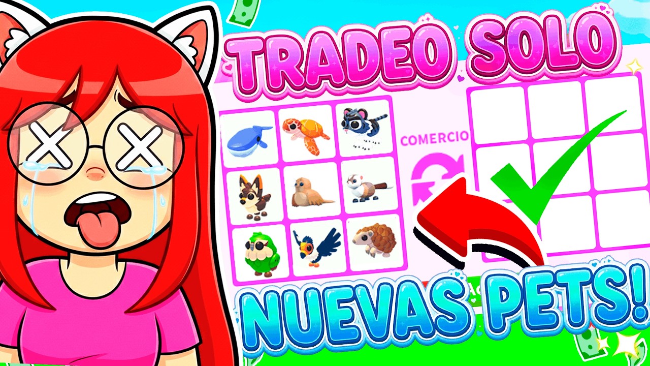 TRADEANDO *SOLO* MASCOTAS Del NUEVO HUEVO de EXTINCIÓN DURANTE 24 HORAS en ADOPT ME! 🔥 | Roblox Luly