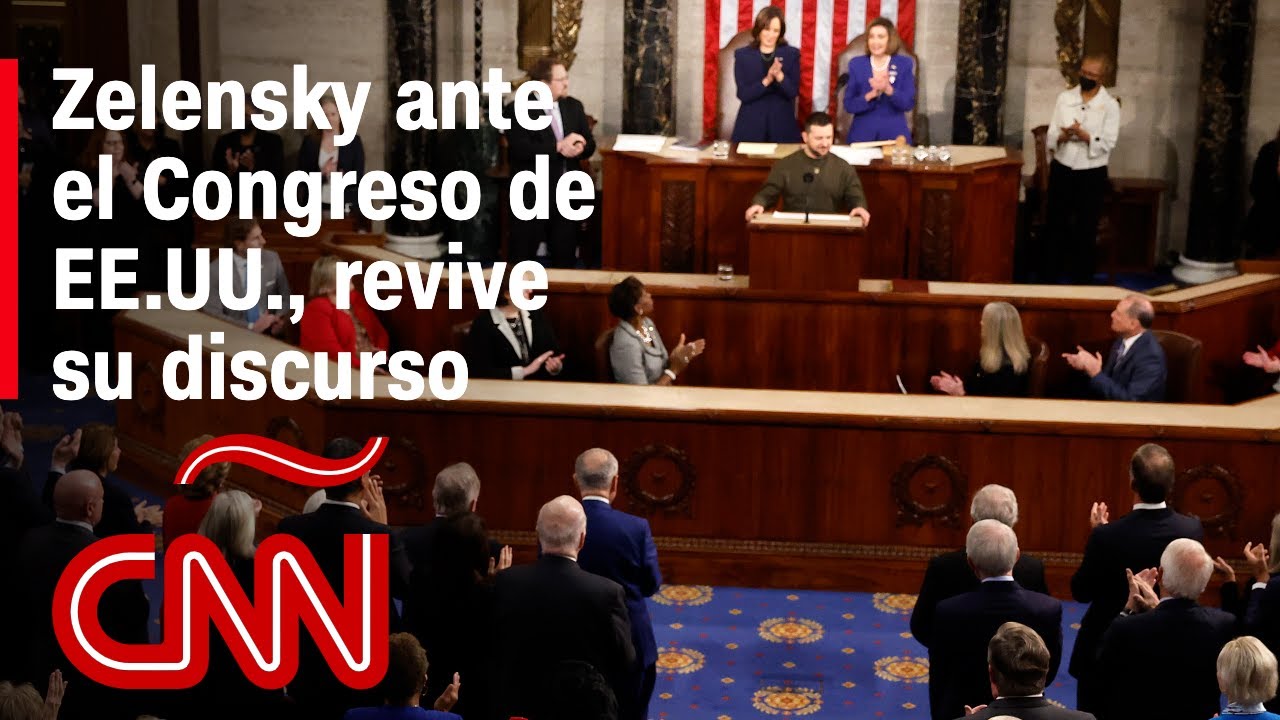Zelensky habla ente el Congreso de Estados Unidos: discurso completo en español