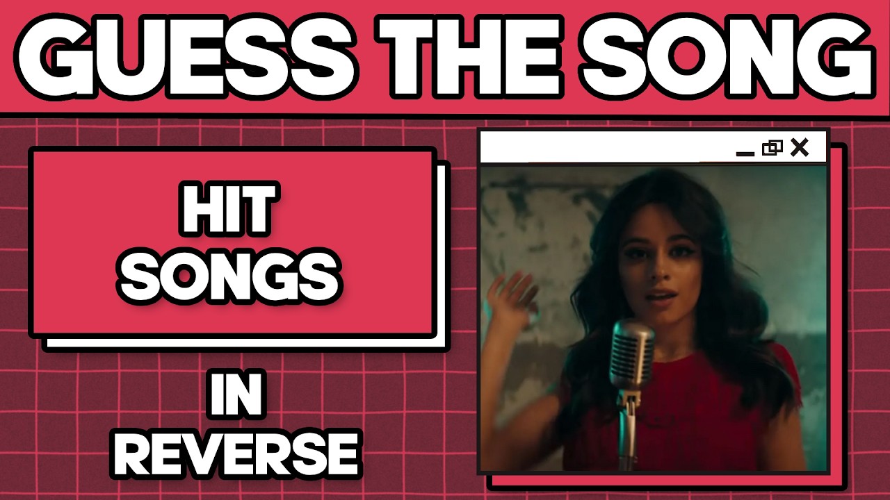 GUESS THE HIT SONG PLAYED IN REVERSE ⏪ 🎤 | Music Quiz