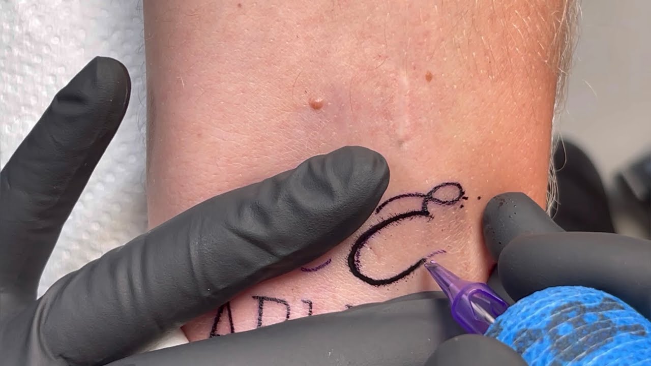 Real Time , Real Sound Tattooing | Small script tattoo