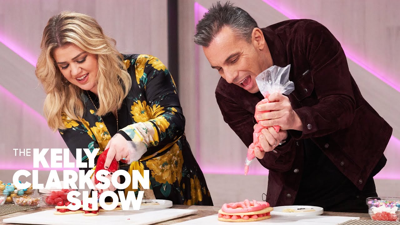 Making Sugar Cookie Candy Cakes With Lana Condor, Sebastian Maniscalco And Jenny Keller