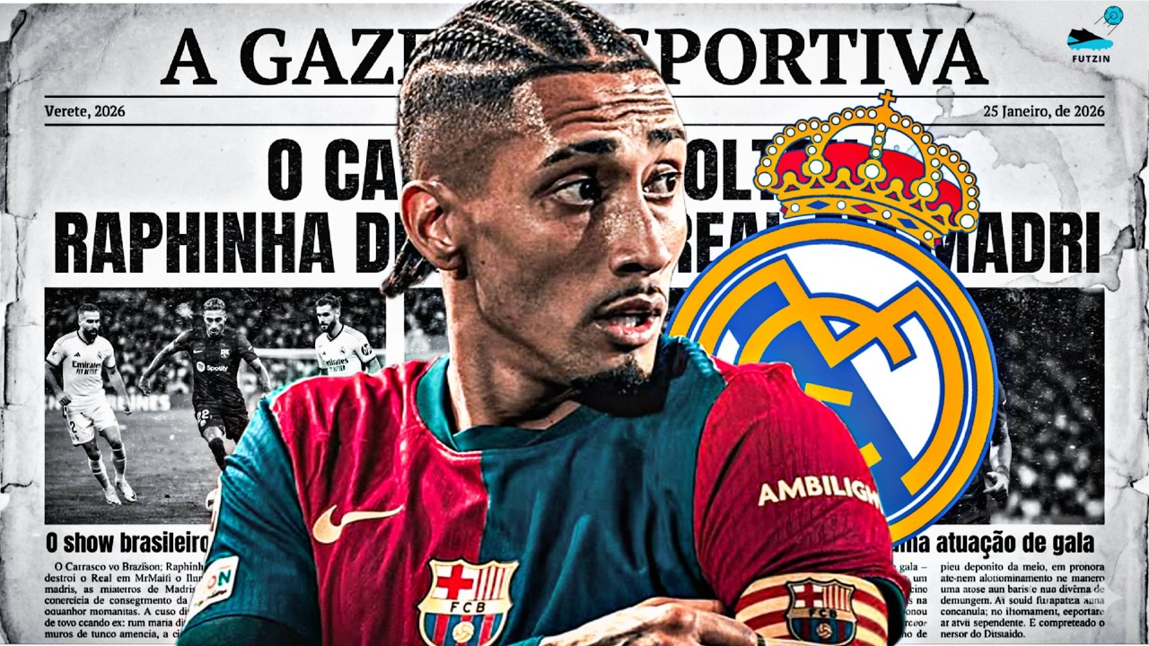 Por que Raphinha se tornou o PESADELO do Real Madrid?