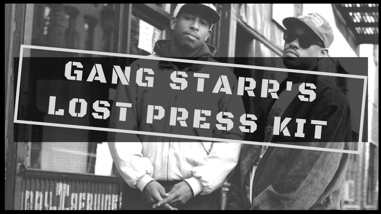 Rare Hip-Hop Footage - Gang Starr's Lost 1990 Press Kit - Ripped from a VHS Tape