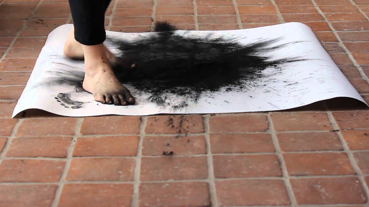 Jessica Akerman, Clog dance in graphite, 2014