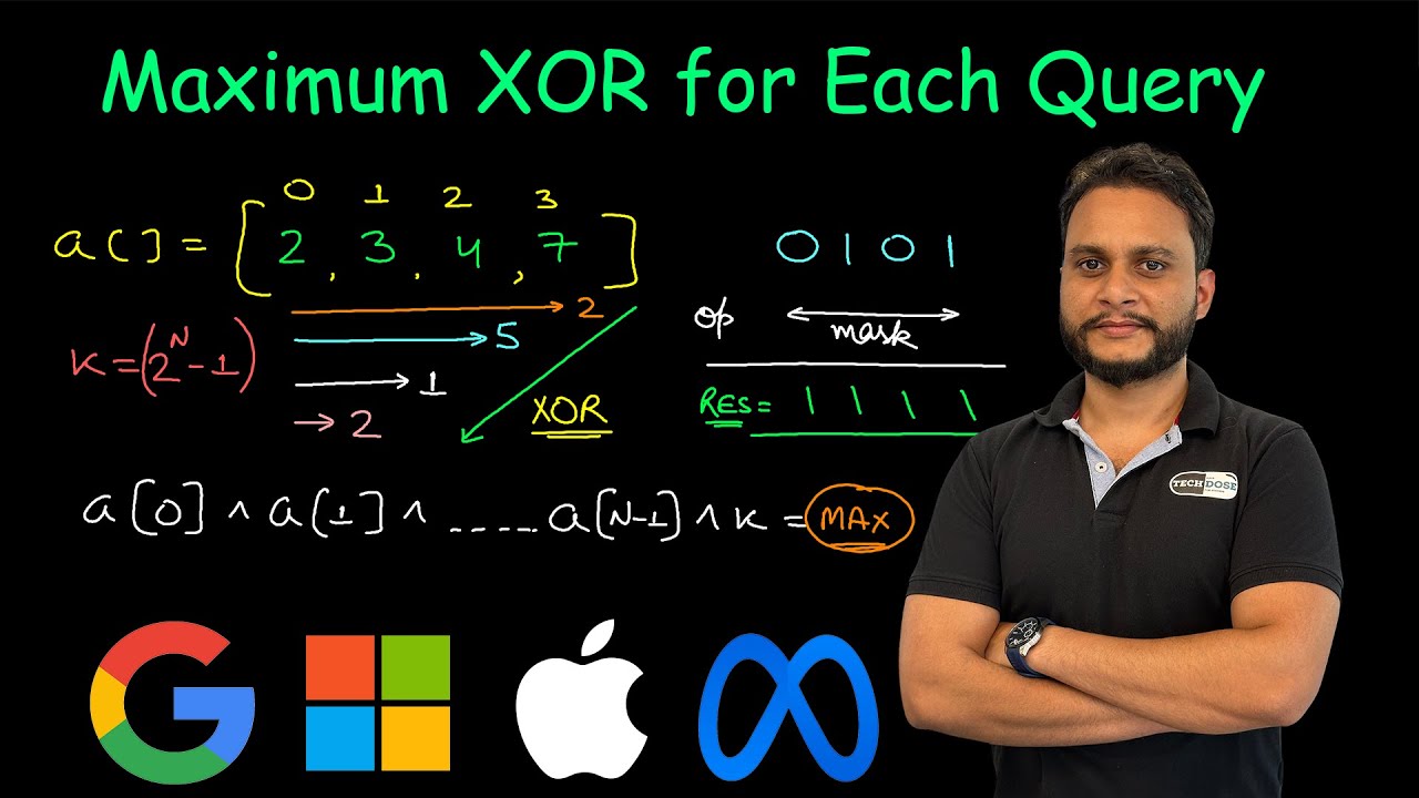 Maximum XOR for Each Query | Leetcode 1829