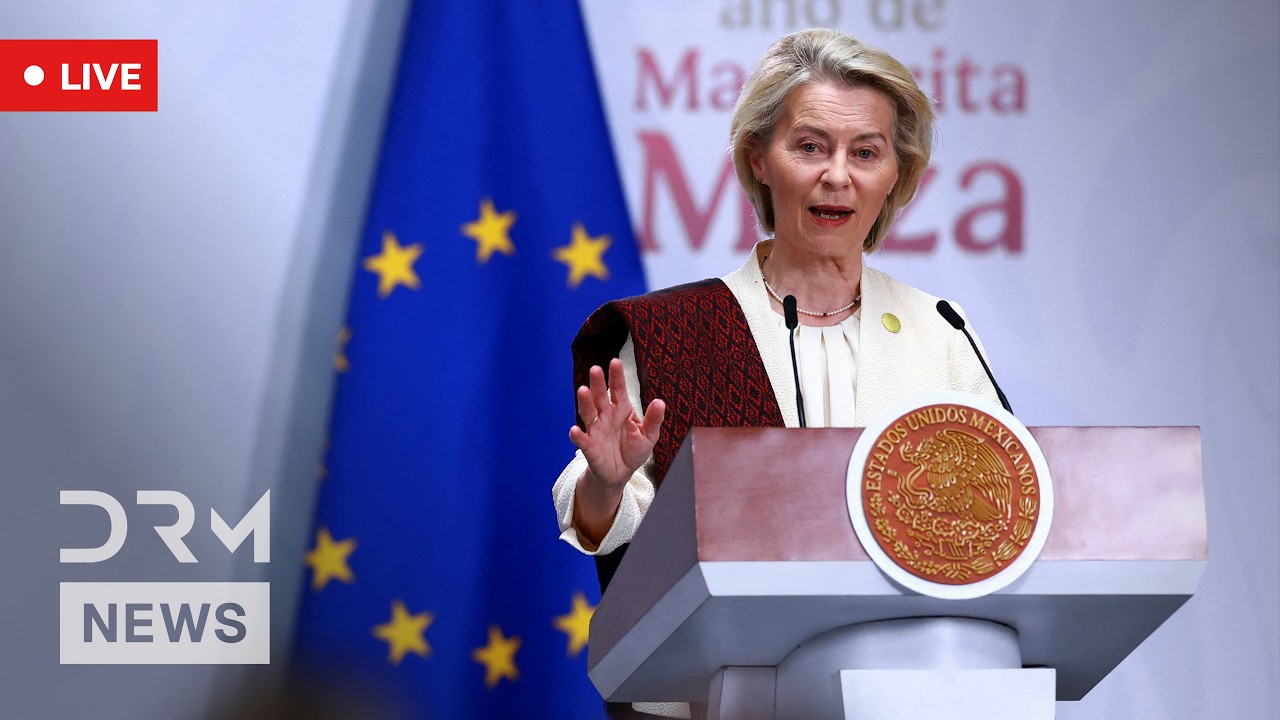 LIVE: EU&rsquo;s Von Der Leyen Rushes To Lithuania Over Baltic Drone Security Concerns | AC1B