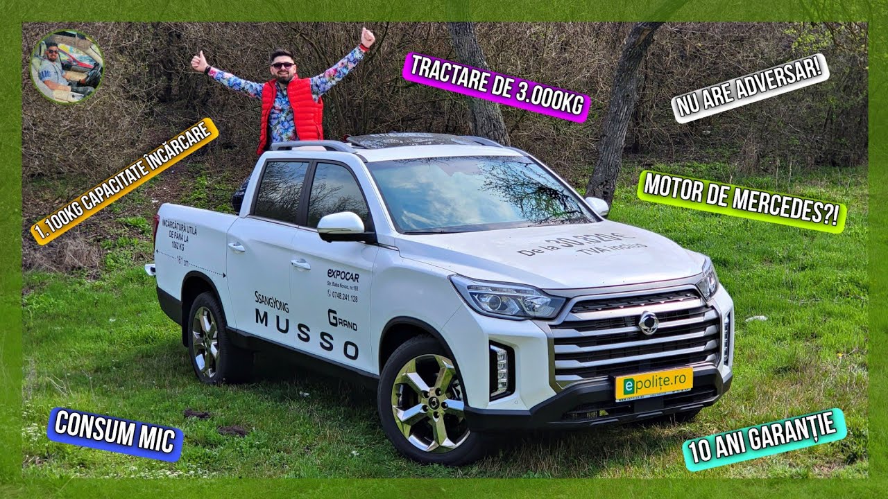 Cel mai IEFTIN Pick-Up 4x4 - Noul SsangYong Musso Grand 2023 (Premium) || Bercu Ionut