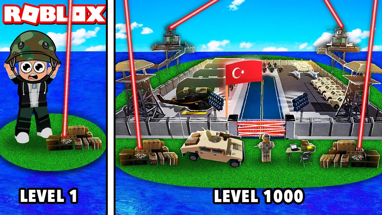 Ultra Güçlü Heronpuppy Asker Ordumu ve Kalemi Kurdum!! - Panda ile Roblox Military Tycoon