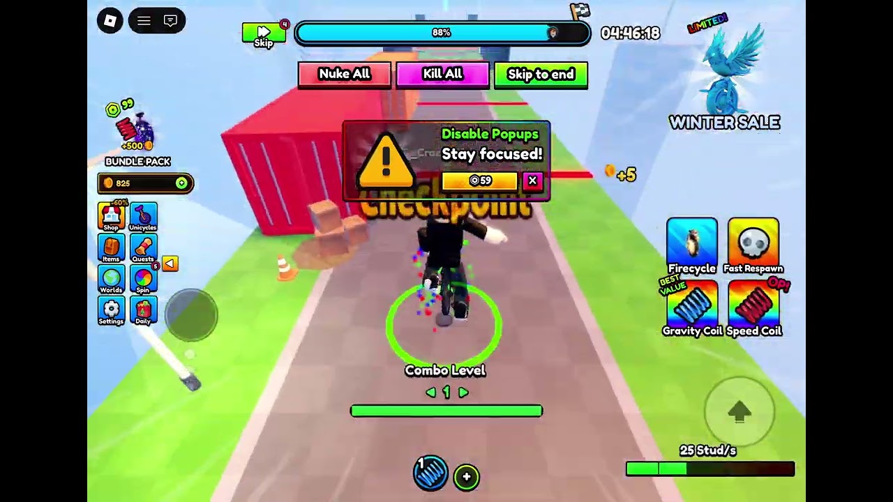 Unicycle Obby
