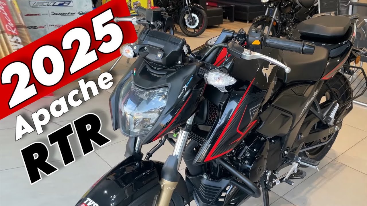 New Tvs Apache RTR 2025 BLACK 200 4v | NEW TVS APACHE RTR 4v 2025 Detailed Review